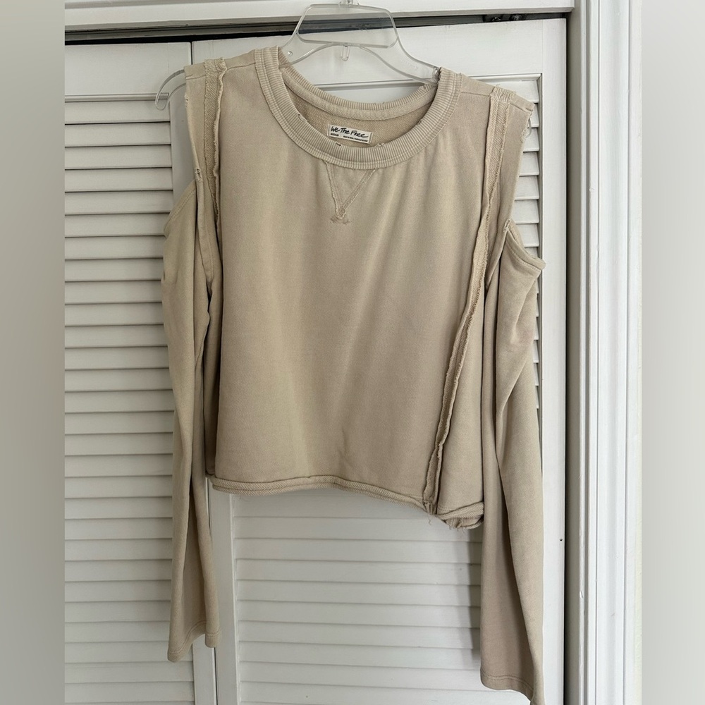 Davis Cold Shoulder Pullover We The Free Cream Top